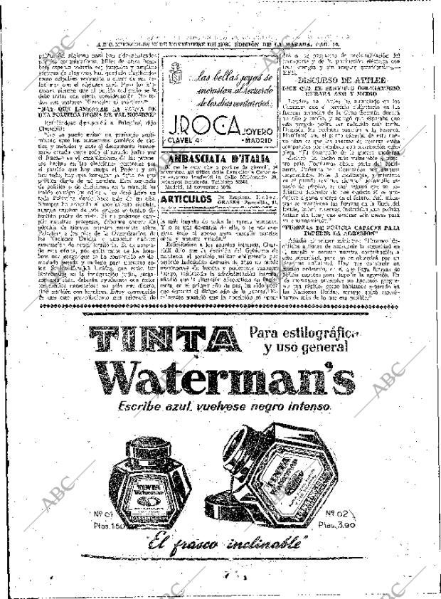 ABC MADRID 13-11-1946 página 16