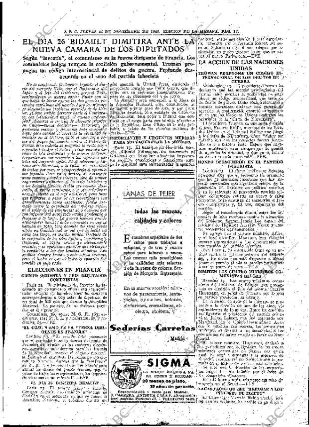 ABC MADRID 14-11-1946 página 13
