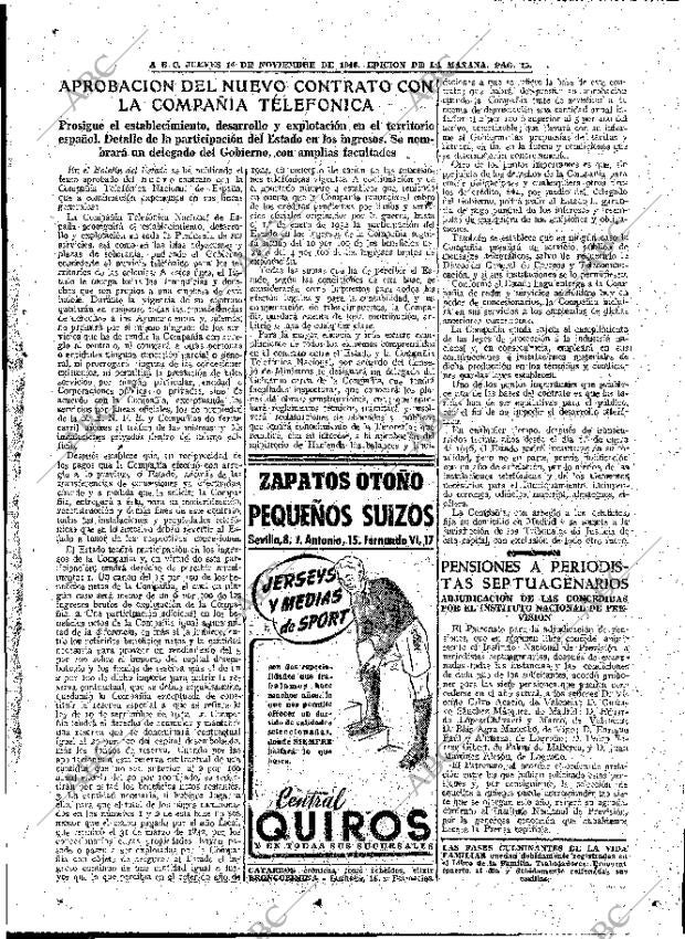 ABC MADRID 14-11-1946 página 15
