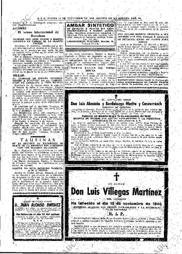 ABC MADRID 14-11-1946 página 21