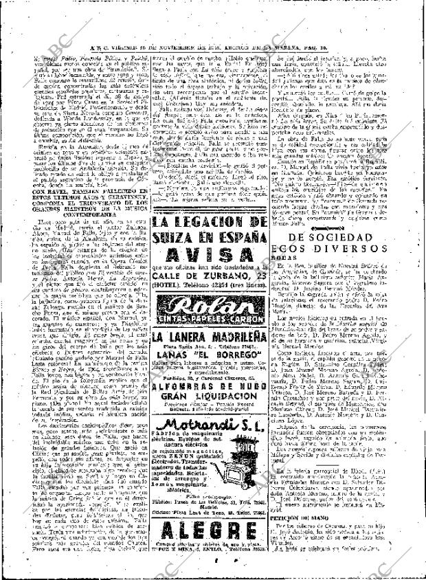 ABC MADRID 15-11-1946 página 10