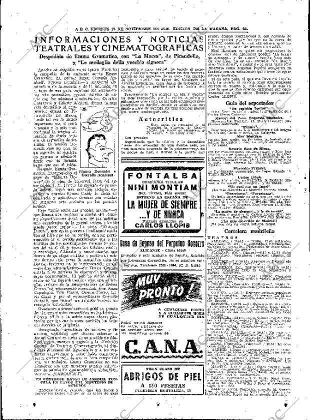 ABC MADRID 15-11-1946 página 20