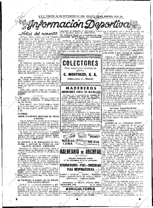 ABC MADRID 15-11-1946 página 22