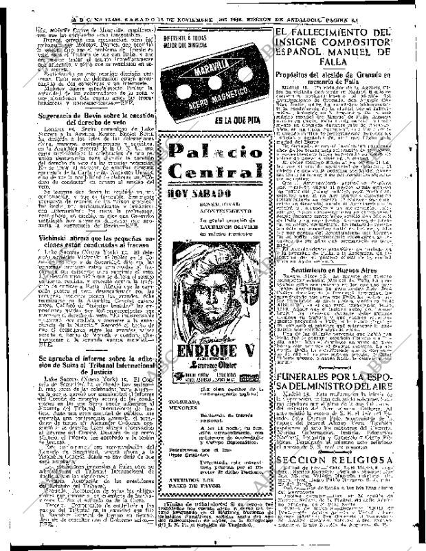 ABC SEVILLA 16-11-1946 página 8