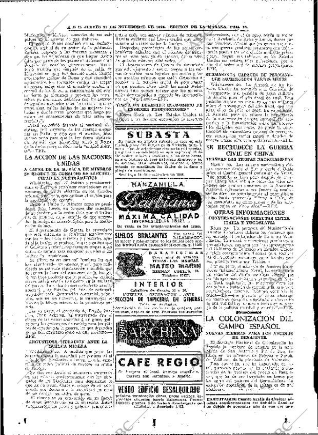ABC MADRID 21-11-1946 página 18
