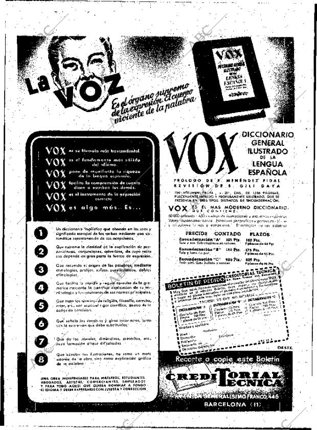 ABC MADRID 23-11-1946 página 2