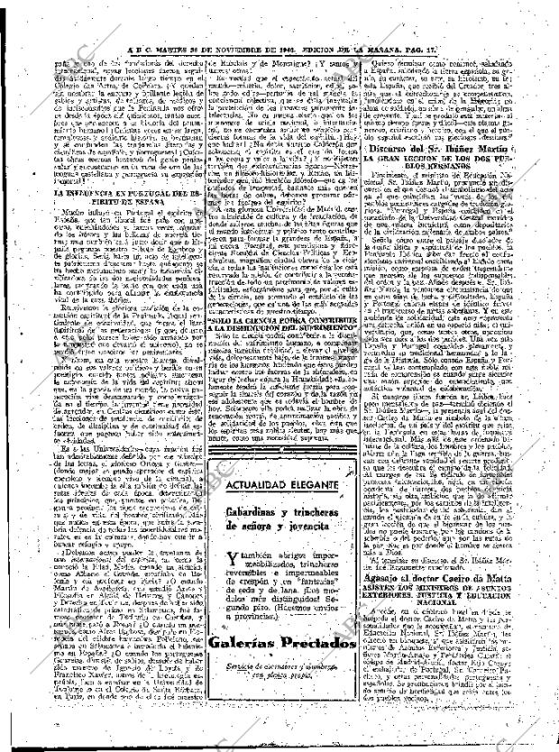 ABC MADRID 26-11-1946 página 17