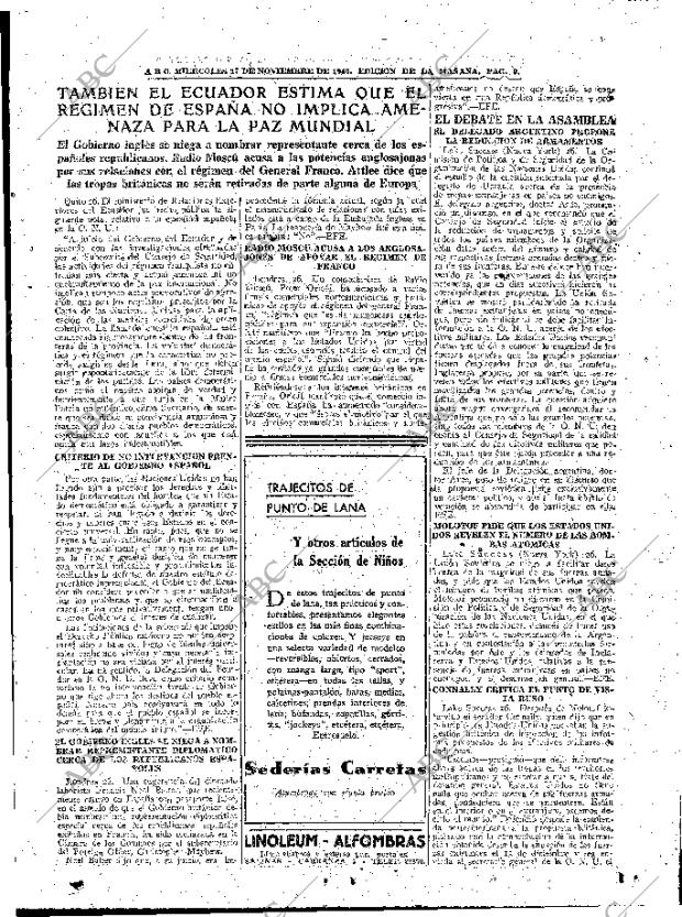 ABC MADRID 27-11-1946 página 9
