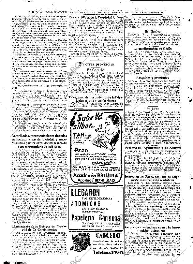 ABC SEVILLA 10-12-1946 página 6