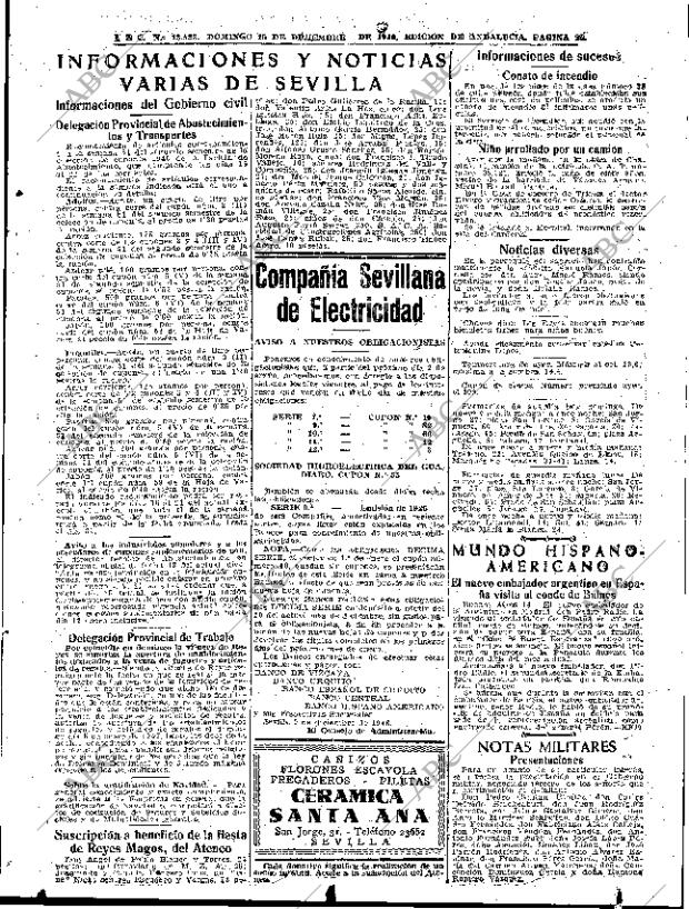 ABC SEVILLA 15-12-1946 página 23