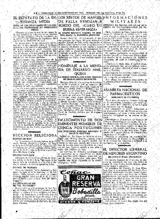 ABC MADRID 18-12-1946 página 15