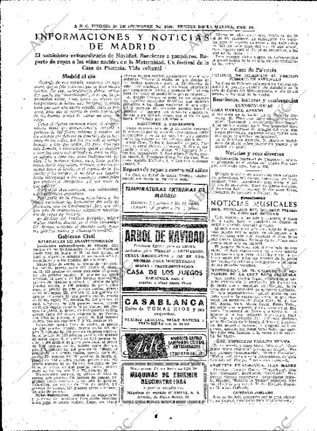 ABC MADRID 20-12-1946 página 14