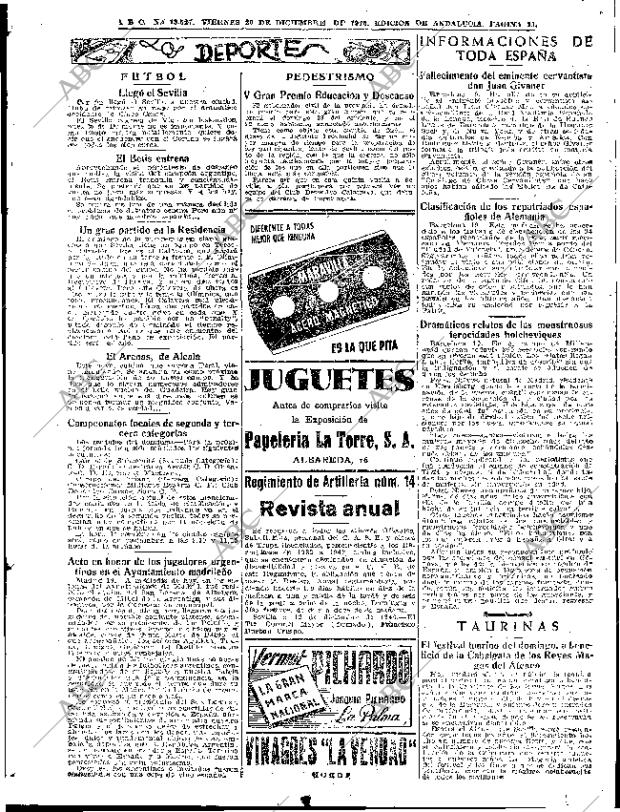 ABC SEVILLA 20-12-1946 página 11