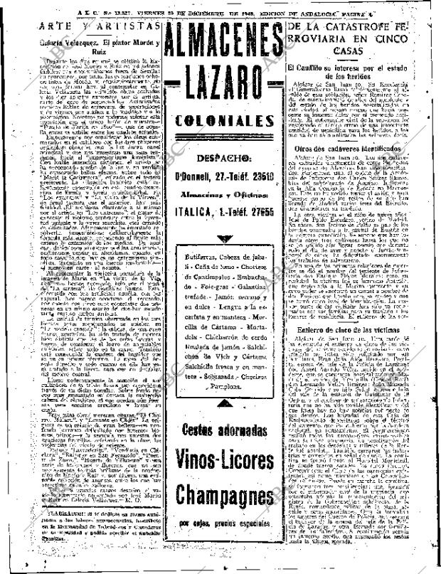 ABC SEVILLA 20-12-1946 página 4