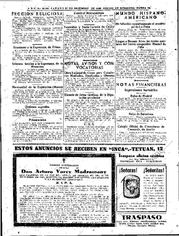 ABC SEVILLA 21-12-1946 página 12