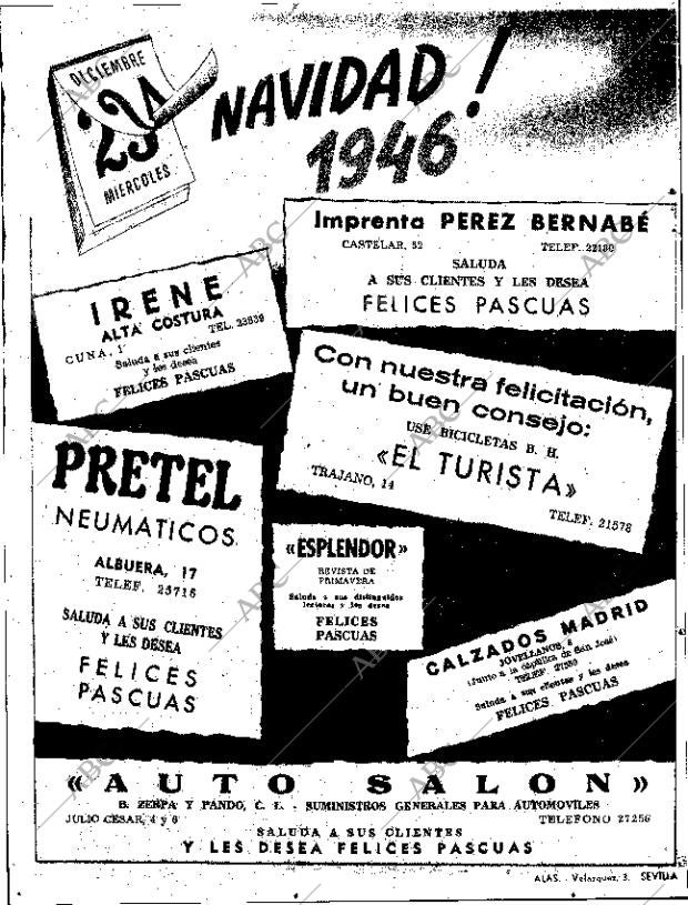 ABC SEVILLA 21-12-1946 página 16