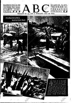 ABC MADRID 24-12-1946 página 1