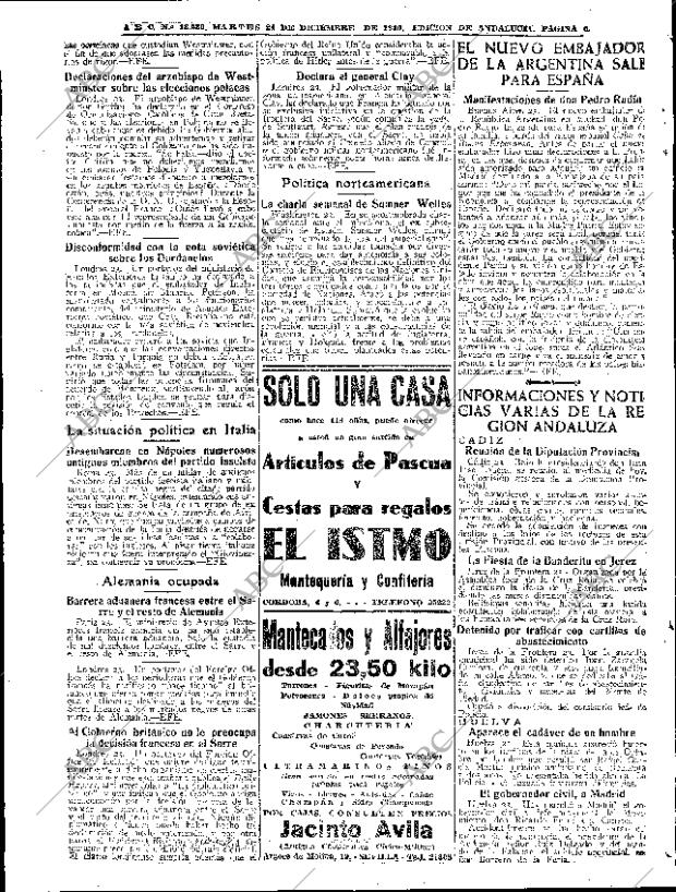 ABC SEVILLA 24-12-1946 página 6