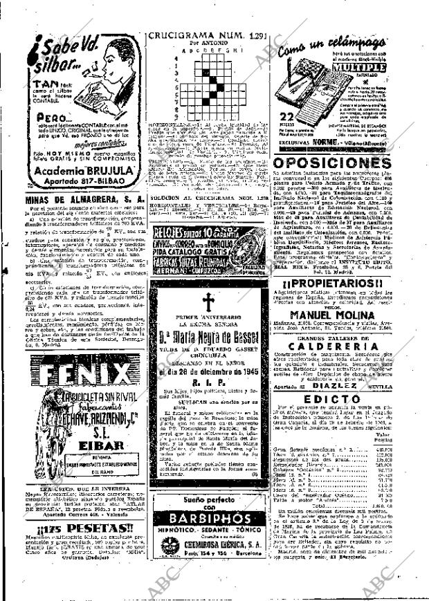 ABC MADRID 25-12-1946 página 19