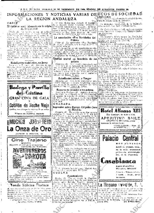 ABC SEVILLA 29-12-1946 página 16