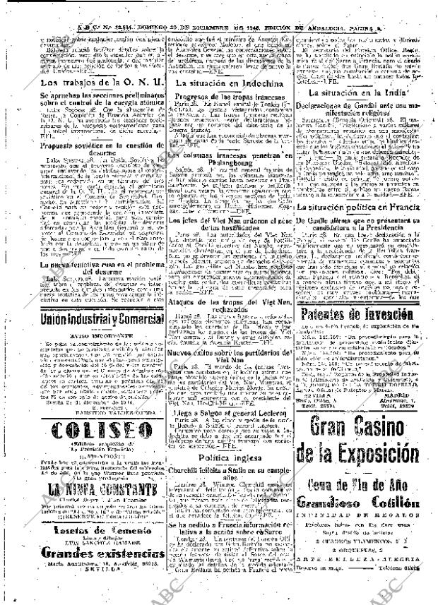 ABC SEVILLA 29-12-1946 página 8