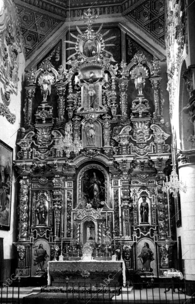 Retablo de la iglesia parroquial de san Juan bautista de Coín (Málaga) Cración...