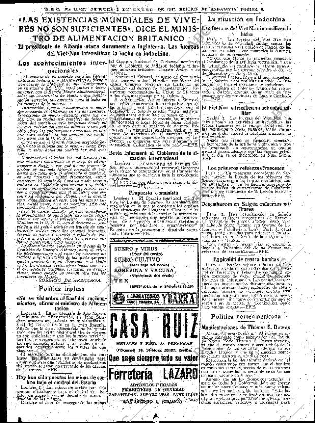 ABC SEVILLA 02-01-1947 página 5