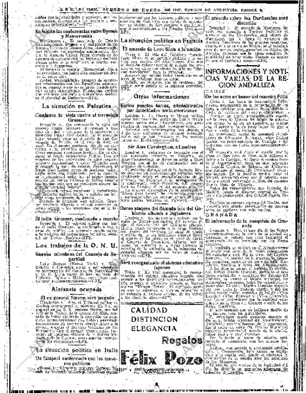 ABC SEVILLA 02-01-1947 página 6