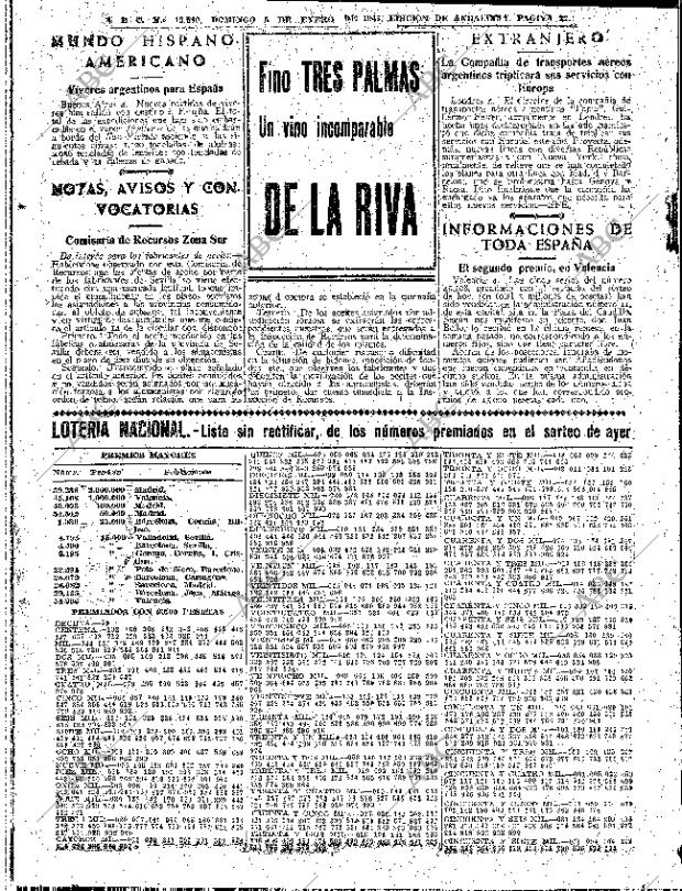 ABC SEVILLA 05-01-1947 página 22