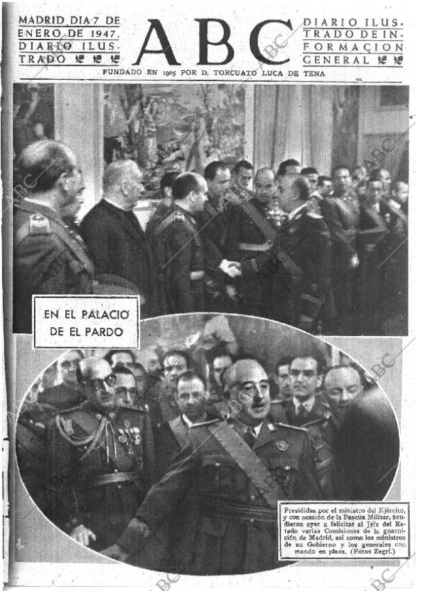 ABC MADRID 07-01-1947 página 1