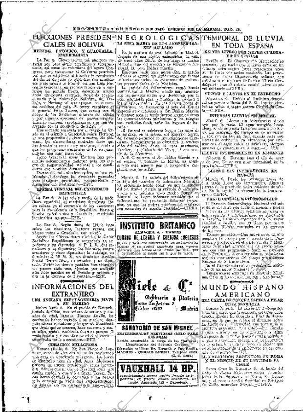 ABC MADRID 07-01-1947 página 18