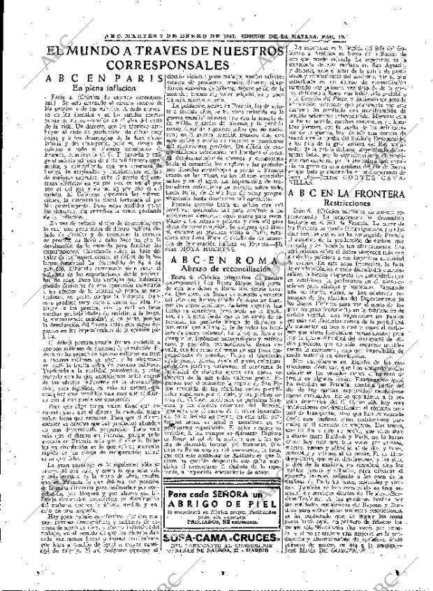 ABC MADRID 07-01-1947 página 19