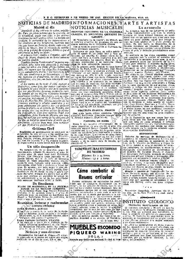 ABC MADRID 08-01-1947 página 17