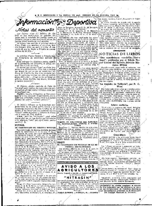 ABC MADRID 08-01-1947 página 20