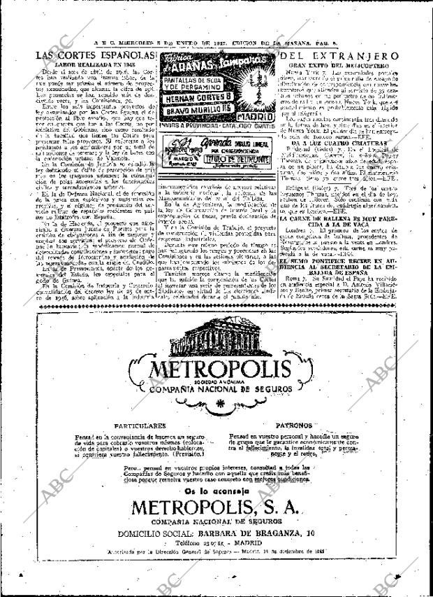 ABC MADRID 08-01-1947 página 8