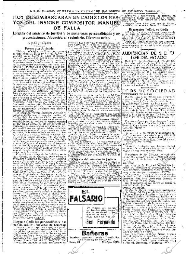 ABC SEVILLA 09-01-1947 página 4