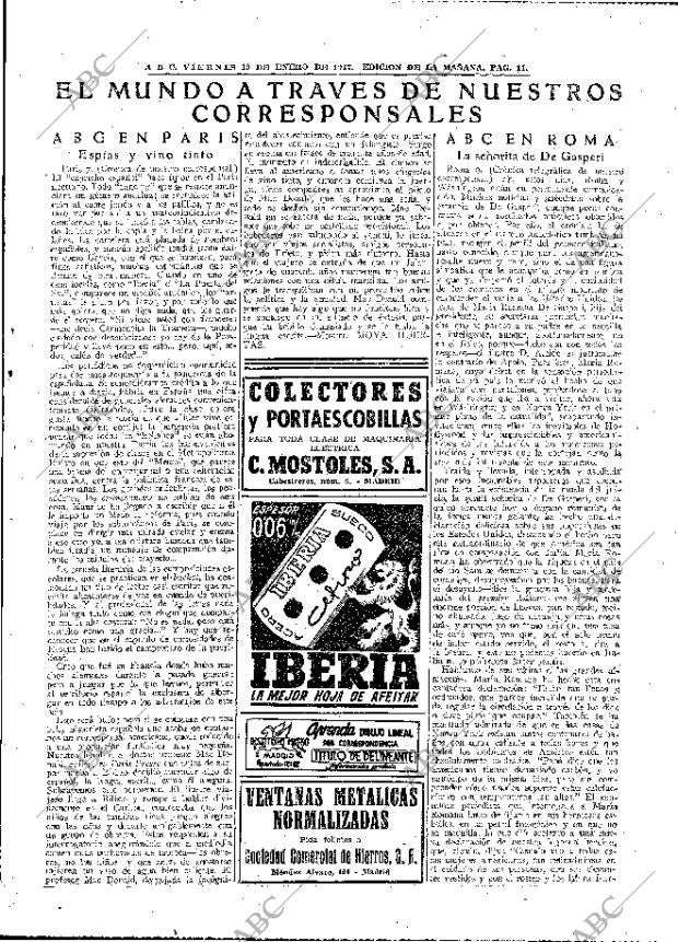ABC MADRID 10-01-1947 página 11
