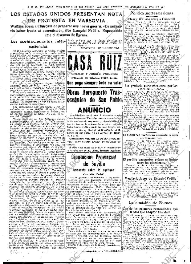 ABC SEVILLA 10-01-1947 página 5