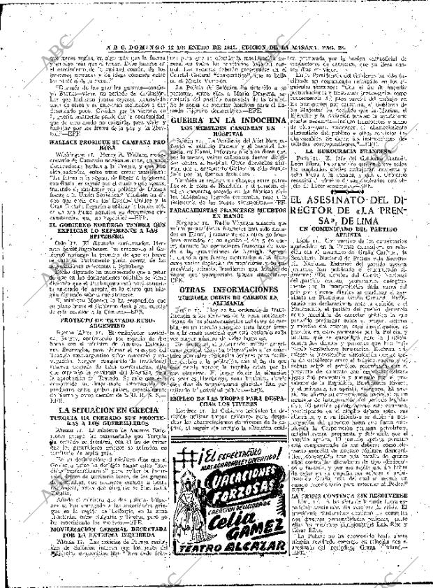 ABC MADRID 12-01-1947 página 28