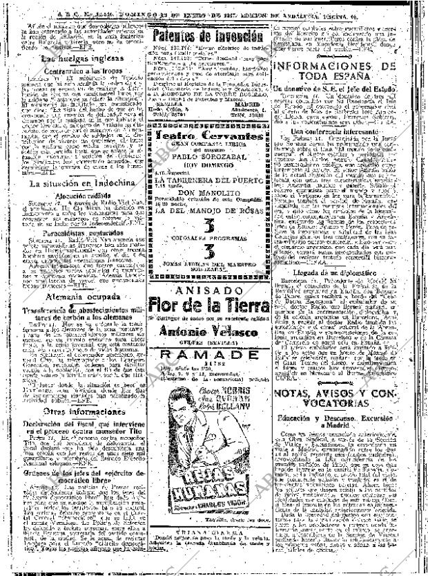 ABC SEVILLA 12-01-1947 página 10