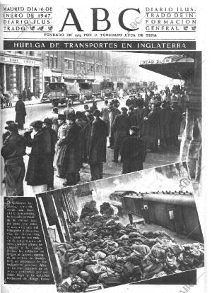 ABC MADRID 16-01-1947 página 1