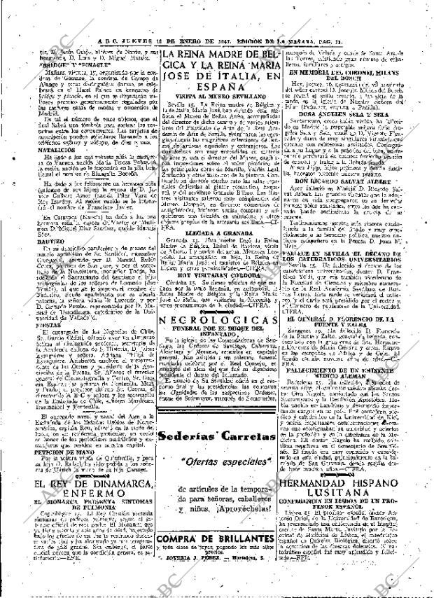 ABC MADRID 16-01-1947 página 11