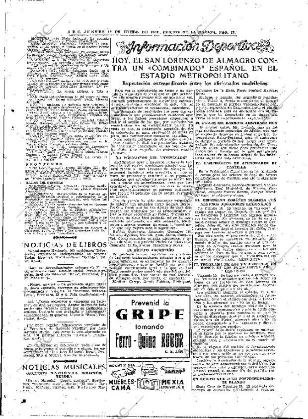 ABC MADRID 16-01-1947 página 17