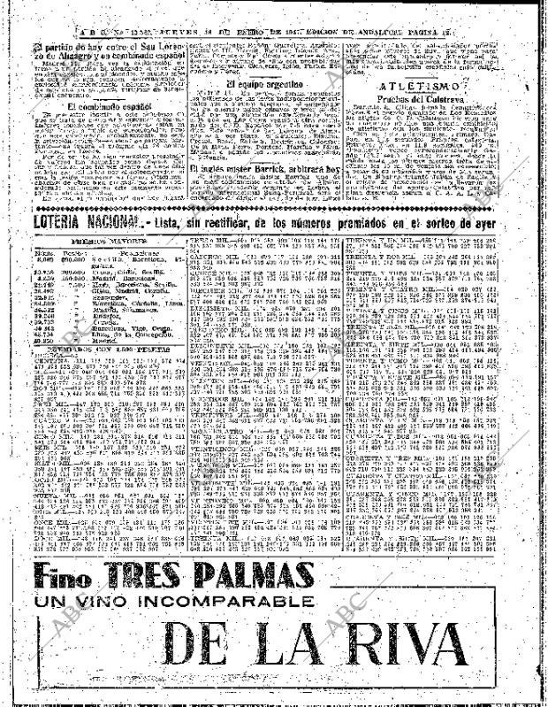 ABC SEVILLA 16-01-1947 página 12