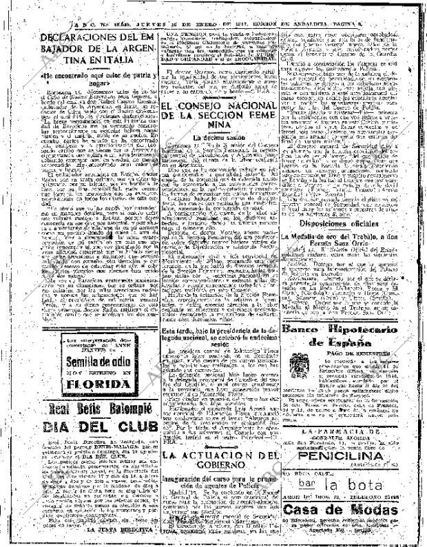 ABC SEVILLA 16-01-1947 página 8