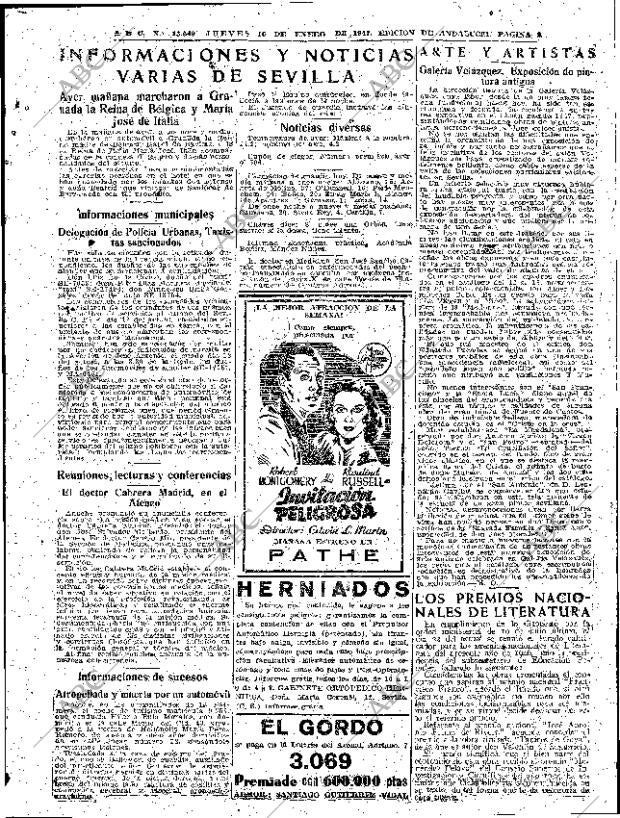 ABC SEVILLA 16-01-1947 página 9