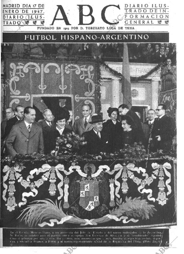 ABC MADRID 17-01-1947 página 1