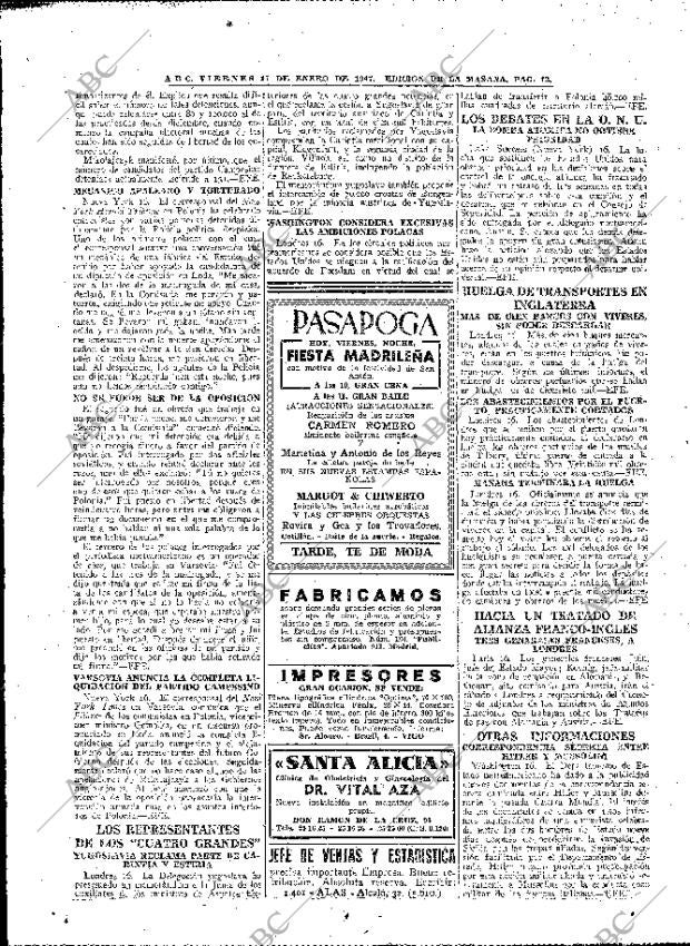 ABC MADRID 17-01-1947 página 12