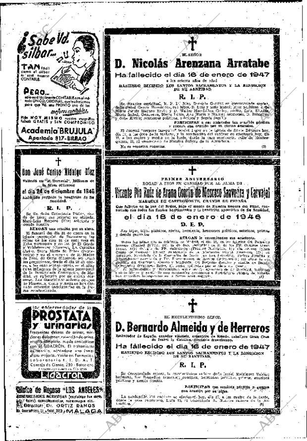ABC MADRID 17-01-1947 página 22