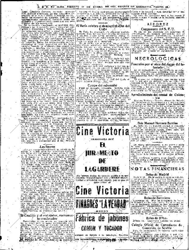 ABC SEVILLA 17-01-1947 página 13
